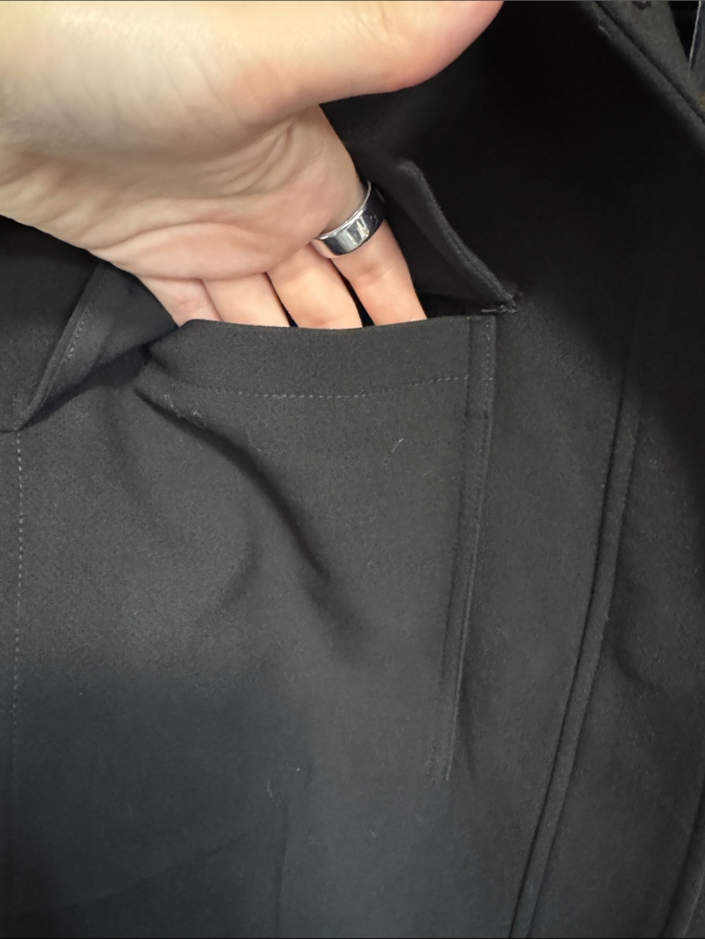 Express Black Cropped Utility Jacket - Picture 4 of 7